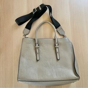 Botkier Gray Leather Tote Bag